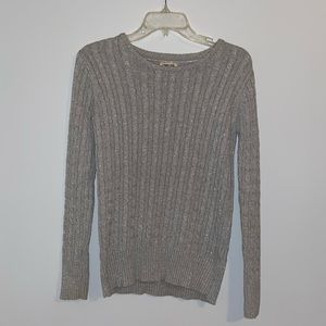 Sparkle gray sweater-girls size XL